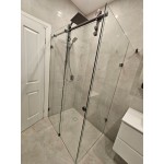 Sero-L Frameless Sliding Door L Shape Shower Screen 1400-1500*900